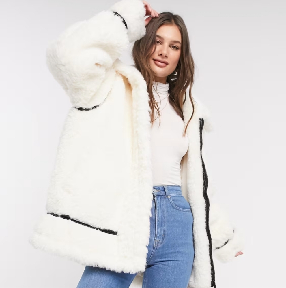 White Fleece Jacket